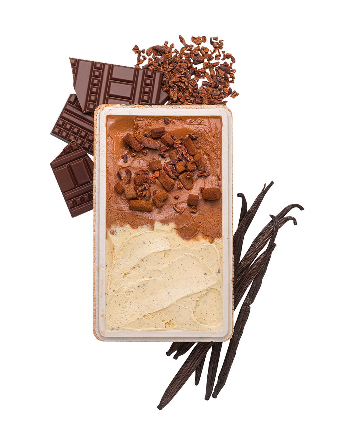 Glaces Trois Vanilles - Chocolat Pérou