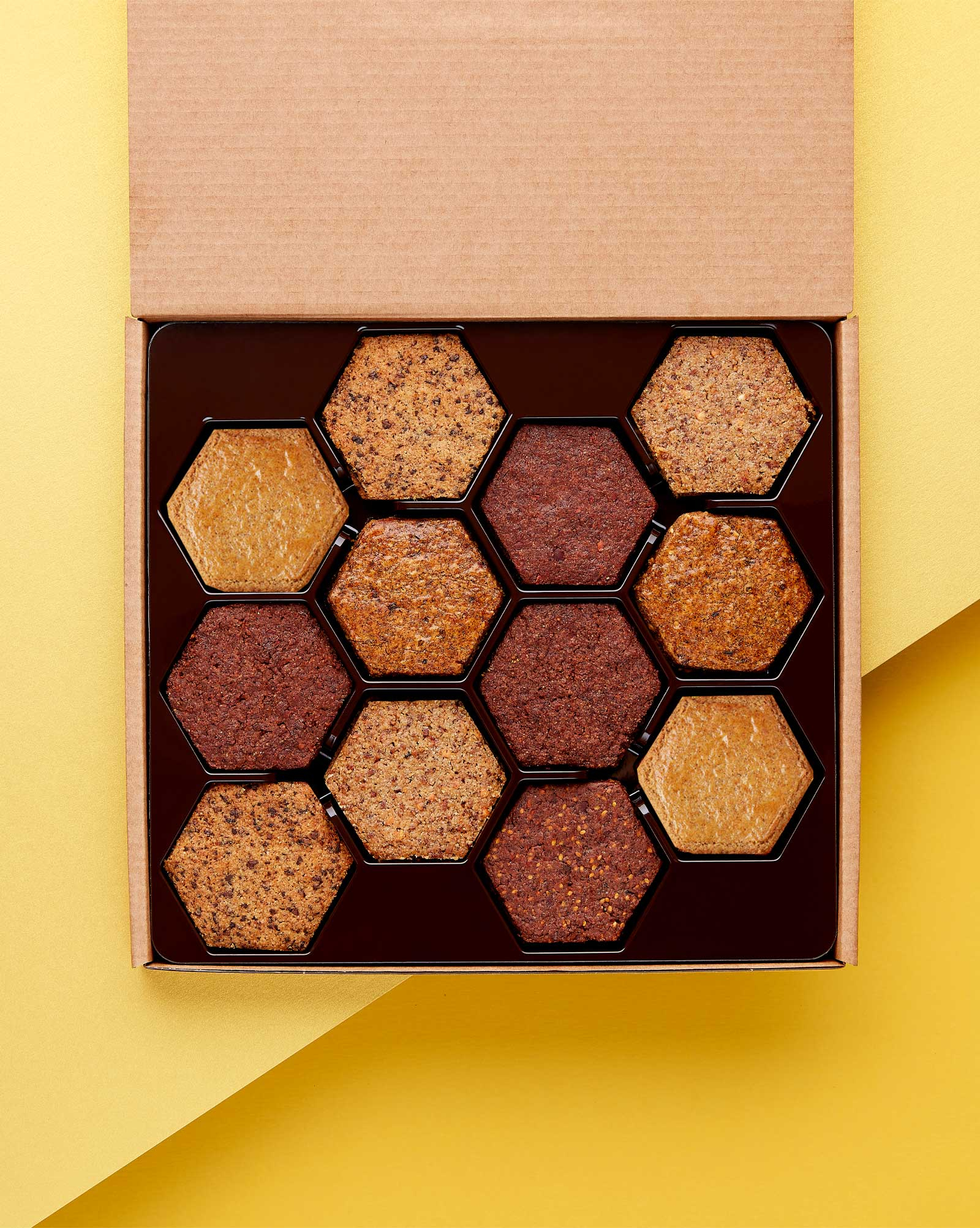 Large Hexa Biscuits Box