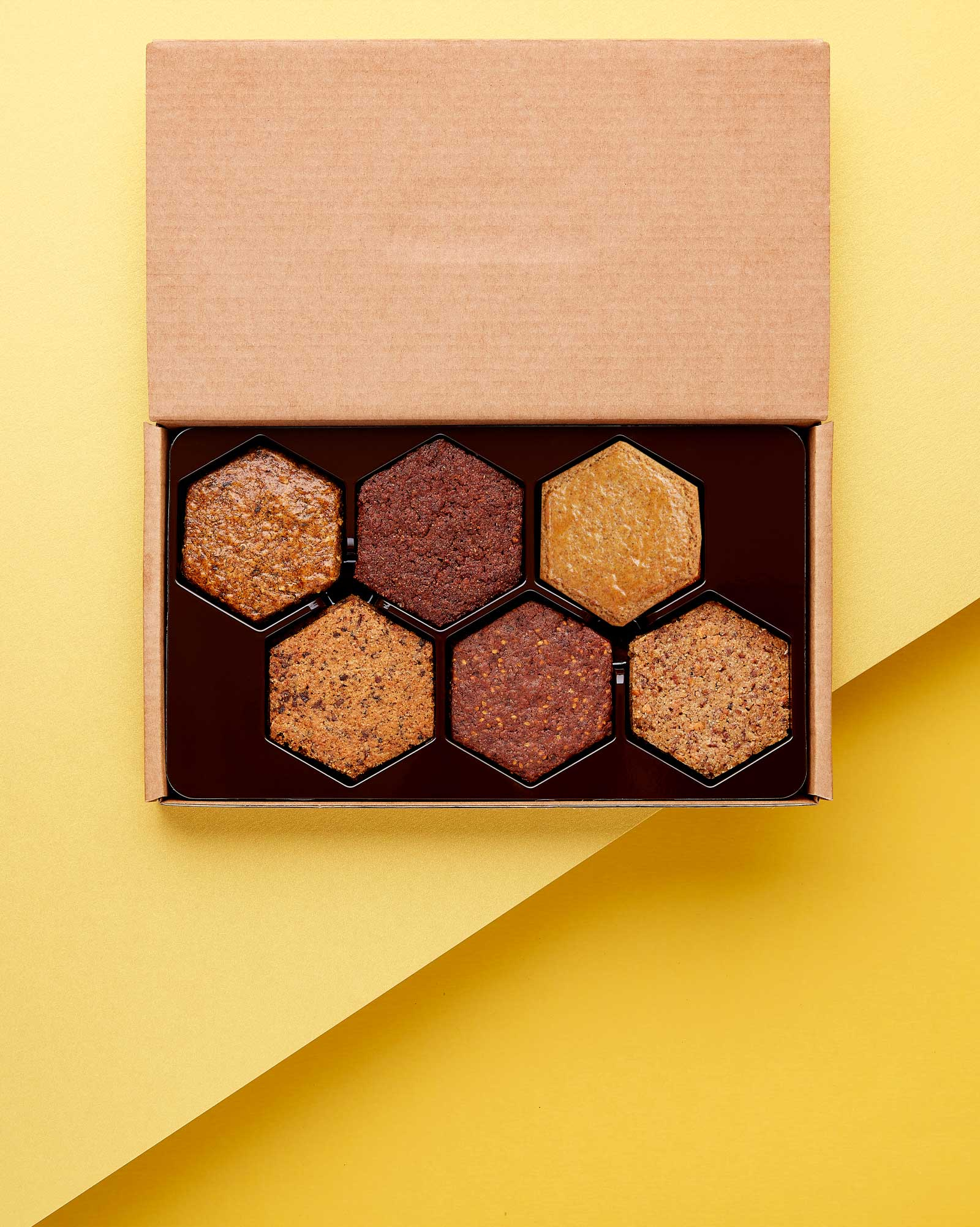 Small Hexa Biscuits Box
