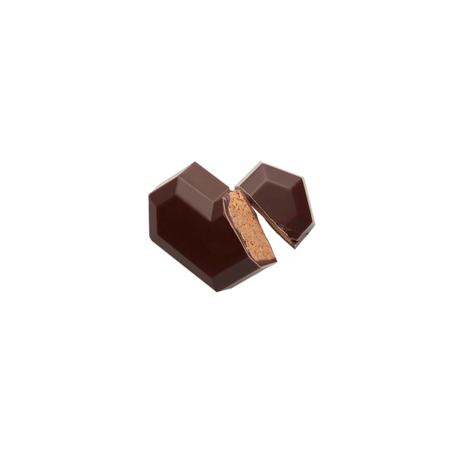 Zartbitterschokolade - Vanille-Praliné
